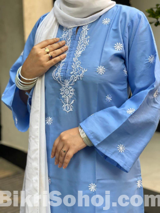 Embroidery Three Piece Set